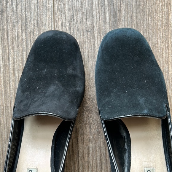Karl Lagerfeld Black Suede Heels | 7.5 - Picture 3 of 10